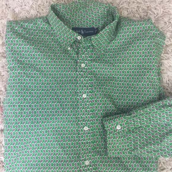 Ralph Lauren Other - Ralph Lauren men’s xl custom fit green paisley